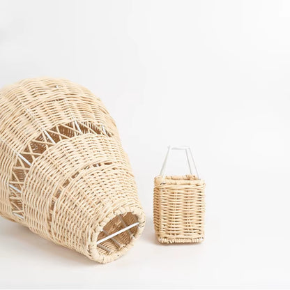 Handmade Rattan Woven Hot Air Balloon Kids Room Decoration Photography Props Nordic Wall Hanging Ornaments Rattan Woven Pendant